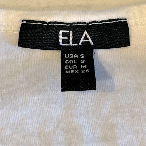 ELA/ Rhinestone LOVE crop top/ Size US S - Picture 5 of 11